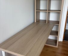 IKEA desk with storage