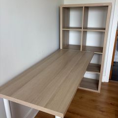 IKEA desk with storage