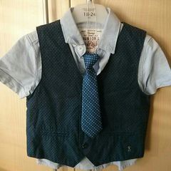 Junior J boy's shirt with vest
