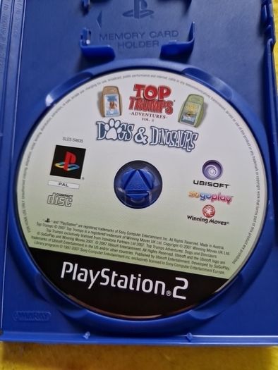 Top Trumps adventures vol 2  Dogs & Dinosaurs PlayStation2 Ps2 games Original