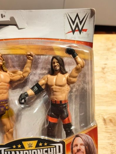 Wwe Mattel Championship showdown series 4 from 2021 Matt Riddle and AJ Styles