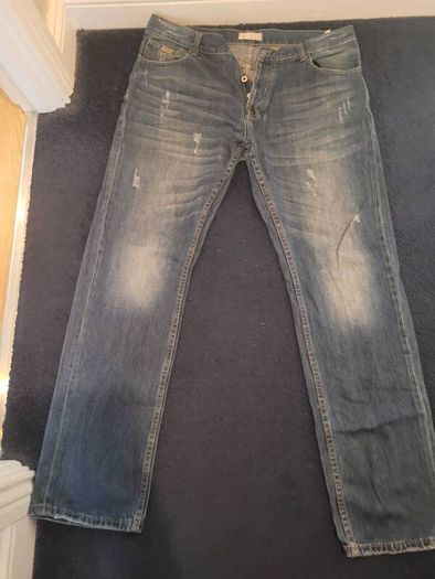 Mens Firetrap Navy Jeans