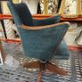Antique swivel office desk chair Image 8