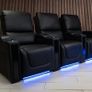 Sienna electric cinema Seating recliner sofa 3+2 Image 3