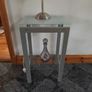 table with table lamp and vase Image 3