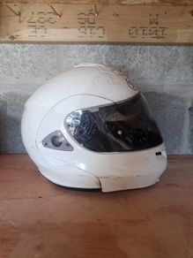 Motorcycle helmets and boots