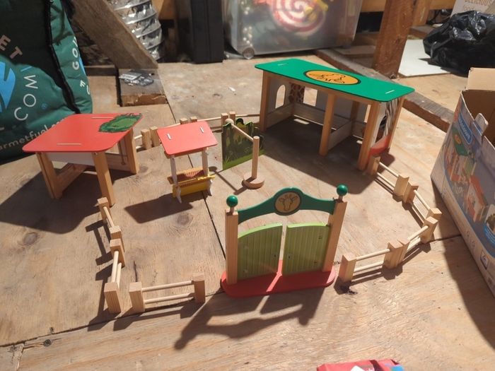 playtive zoo enclosures wooden set play