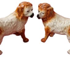 Antique Staffordshire Dogs