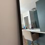 Black Framed Mirror 60cm x 90cm, Excellent Condition Image 4