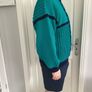 Hand Knit Vintage Aran style Jumper. Size XL Image 2
