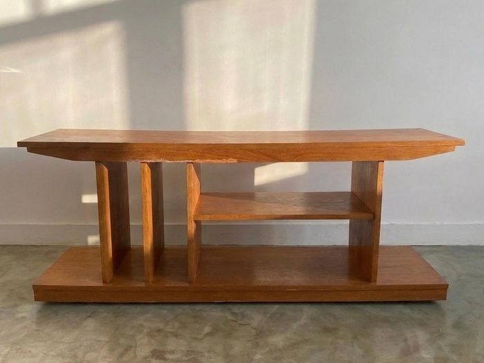 Vintage Mid Century Teak Media Unit / Vinyl Record Cabinet / TV Stand