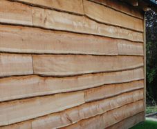 Weany edge larch and Douglas fir boards