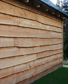 Weany edge larch and Douglas fir boards