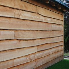 Weany edge larch and Douglas fir boards