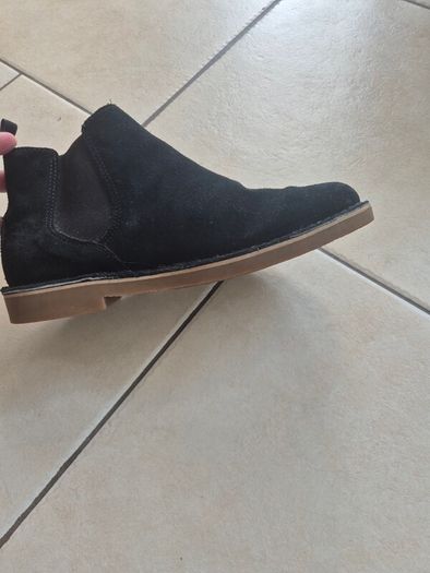 Clarkes suede boots