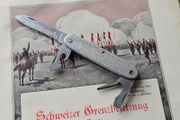 Vintage Victorinox Alox Soldier Original Swiss Army Knife Issued year 1976 Discontinued Model Collectable
