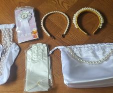 Communion Shoes, Bag, Gloves and Headband