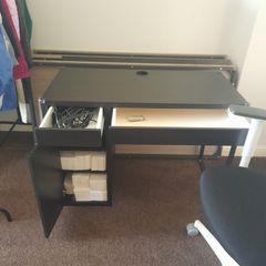 Table with shelves  inside
