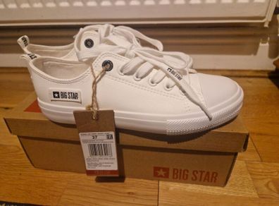 Women's leather sneakers white