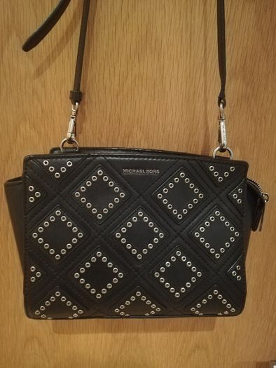 Genuine Michael Kors Studded Selma Crossbody Bag