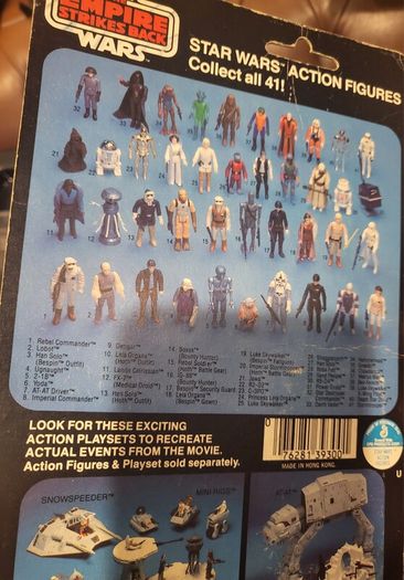 Star Wars Vintage ESB Ugnaught 41b Cardback