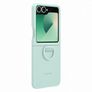 Original Samsung Galaxy Z Flip 6 Smartphone Silicone Case Mint Green Image 6