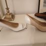 Fabulous Nude and White Geox Respira  Shoes Size 38.5 Image 2