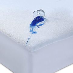 Waterproof Mattress Protector Single,30cm Extra Deep Stretch Skirt Non-Noisy Terry Top Single Mattress Cover Single Bed(90 x 190cm)