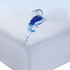 Waterproof Mattress Protector Single,30cm Extra Deep Stretch Skirt Non-Noisy Terry Top Single Mattress Cover Single Bed(90 x 190cm)