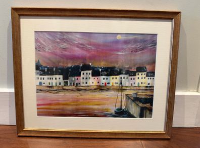 Framed picture of Galway city