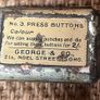 vintage George & Co. Press Button Tins with contents Image 8