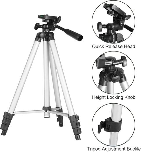 Telescope for Adults Beginners, 70mm Aperture 400mm AZ Mount Fully Multi-Coated Optics Refractor Portable Telescopes, Travel Telescope with Tripod and Phone Adapter-Blue