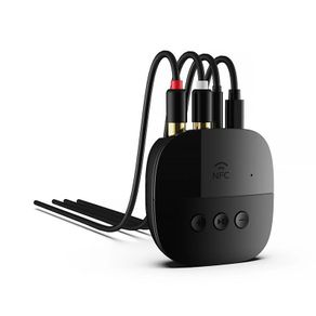 Bluetooth 5.2 Audio Receiver NFC U Disk TF Card 2 RCA 3.5mm AUX Jack Stereo Music Wireless Adapter Mic For Car Speaker Amplifier
