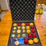 Jonny 8-Ball English Pool Ball Carry Case Aluminium Black Image 5