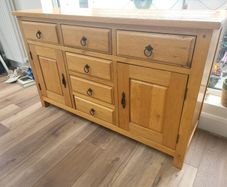 Solid oak sideboard