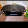 Black Glass Corner TV Stand  TV Unit Image 2
