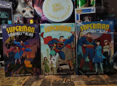 Superman Smashes the Klan ! Complete Series ! 3 Volumes ! 2019 ! by DC Comics ! Manga Style !
