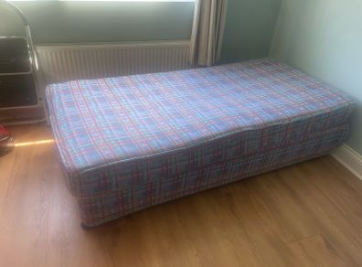single base and mattress