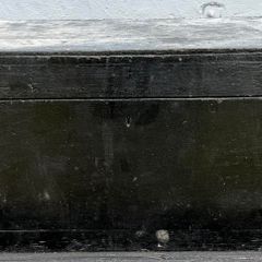 small vintage wooden tool chest ( 2 )