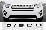 Land Range Rover Discovery 3D Badge Letter Car Hood Bonnet Cover Emblem For Land Rover Range Velar Sport Discovery 2 3 4 Defender Chrome Front Head Stickers