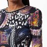 Just Cavalli women's dress, 860s Black+Mix Color, Size 36 /S Image 8