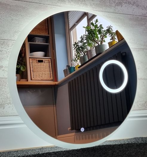 LED Bathroom Mirror Makeup 70cm Demister