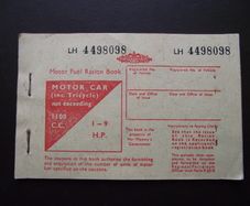 GB Vintage Motor Fuel Ration Book
