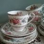 Eight sets A.B.J. Grafton China "Malvern" Trio's Image 4