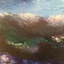 Wild sea oil painting Image 7