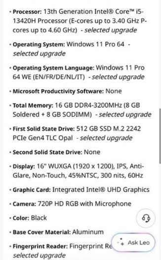 Customised Lenovo ThinkPad E16 Gen 1 (2024)