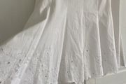 Karen Millen White Skirt Broderie Anglaise