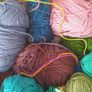 Large Bundle of Assorted Knitting & Crochet Yarn - Mixed Colours & Textures Image 2
