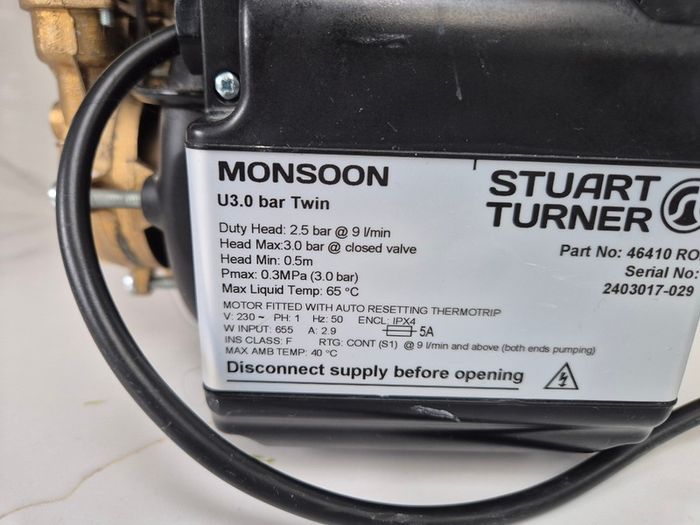 Stuart Turner Model: Monsoon U3.0