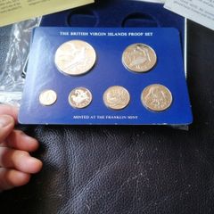 1977 Virgin Islands Proof coin Set